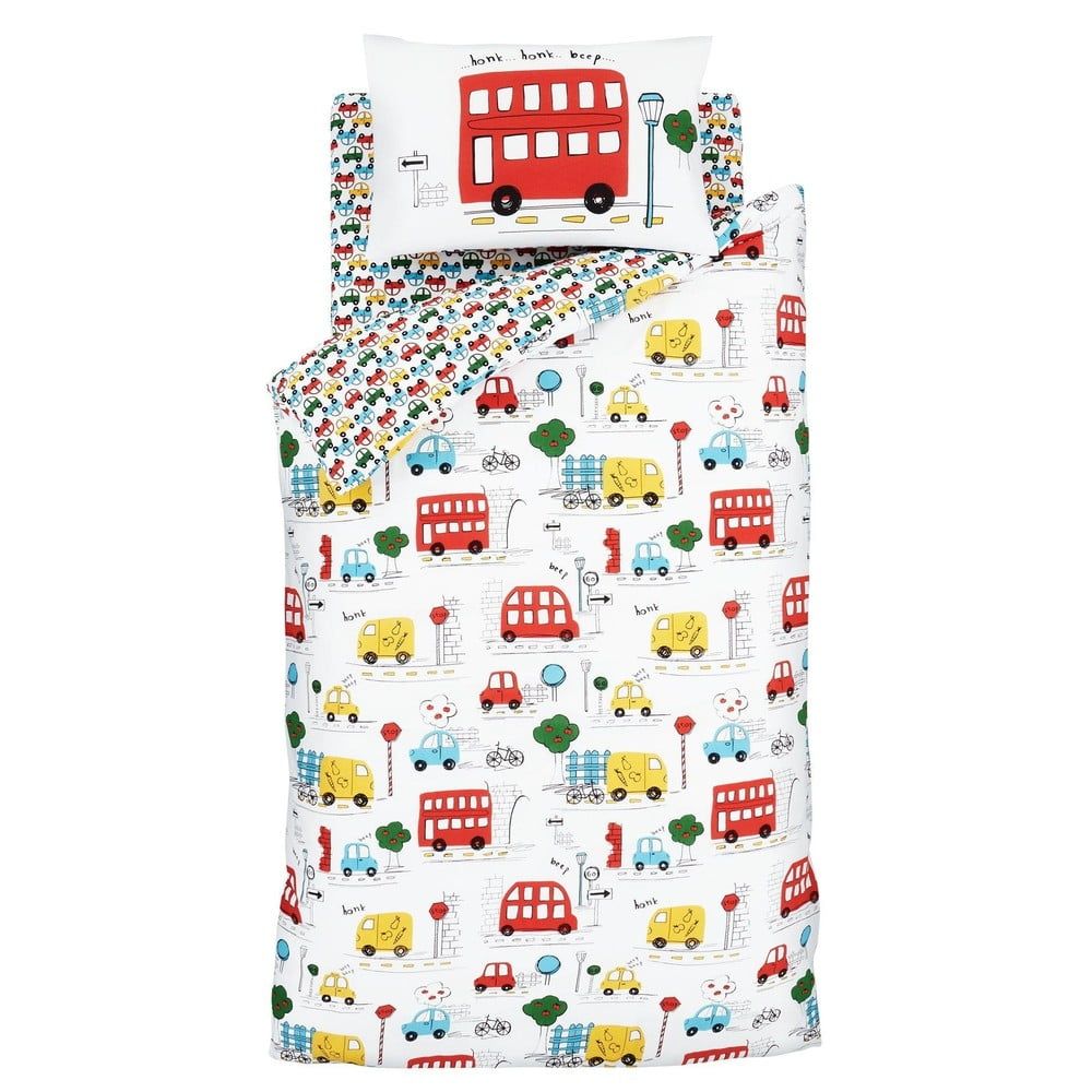 Detské obliečky na jednolôžko Catherine Lanfsield Cars, 135 × 200 cm