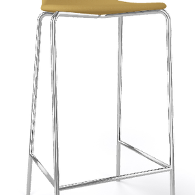 GABER - Barová stolička BLOG 78 čalúnená, vysoká