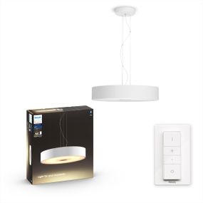 Philips Hue 8719514341319 LED závesné stropné svietidlo Fair 1x25W | 2900lm | 2200-6500K - Bluetooth, stmievateľné, diaľkové ovládanie, White Ambiance, biela