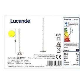 Lucande - LED Stmievateľná stojacia lampa MARGEAU 7xLED/4,7W/230V