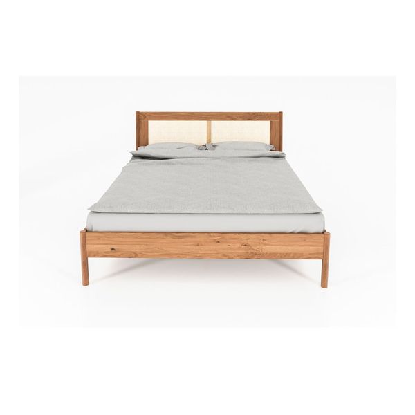 Jednolôžková posteľ z dubového dreva 90x200 cm v prírodnej farbe Pola - The Beds