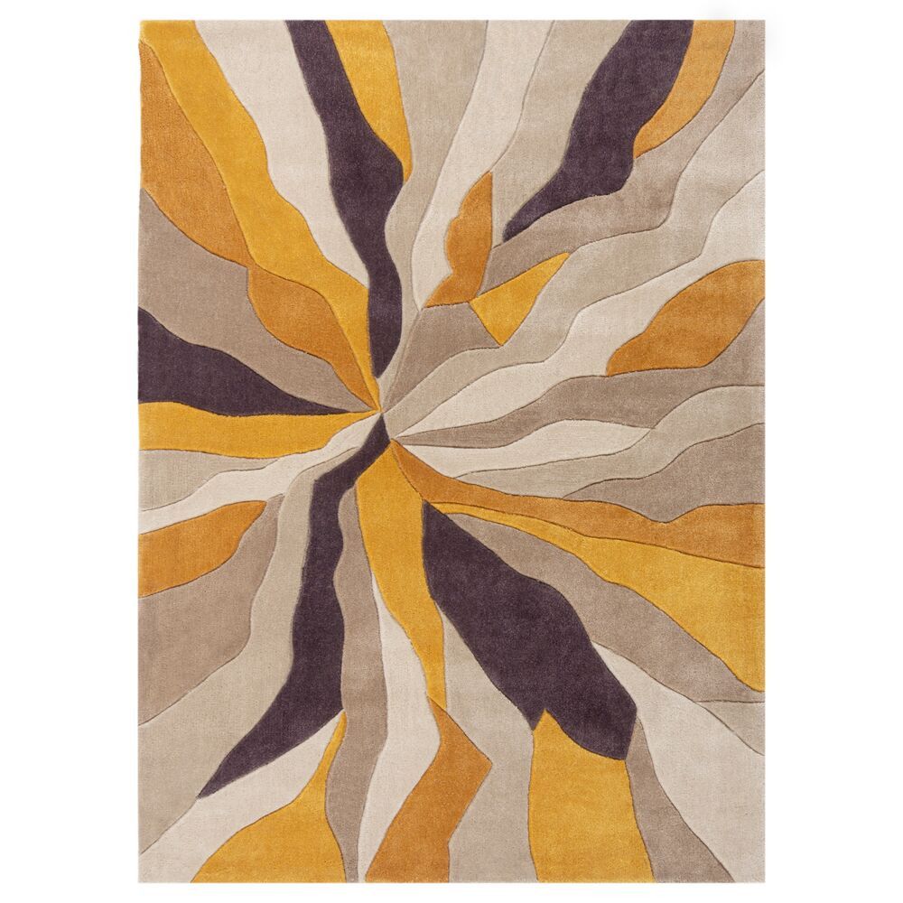 Flair Rugs koberce Ručně všívaný kusový koberec Infinite Splinter Ochre - 160x220 cm