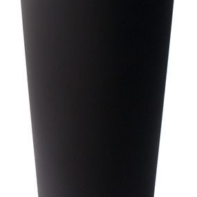 Plust - Dizajnový kvetináč ILIE, Ø 42 x 90 cm - čierny