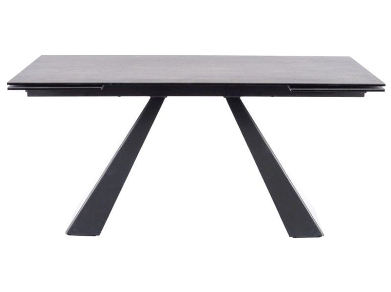 DALI jedálenský stôl 120, šedá / čierna