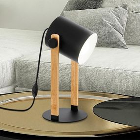 Eglo 43047 - Stolná lampa HORNWOOD 1xE27/28W/230V