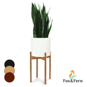 Fox & Fern Deventer, stojany na rastliny, pre kvetináče 20,3-30,5 cm Ø, 2 výšky, bambusové povrazy