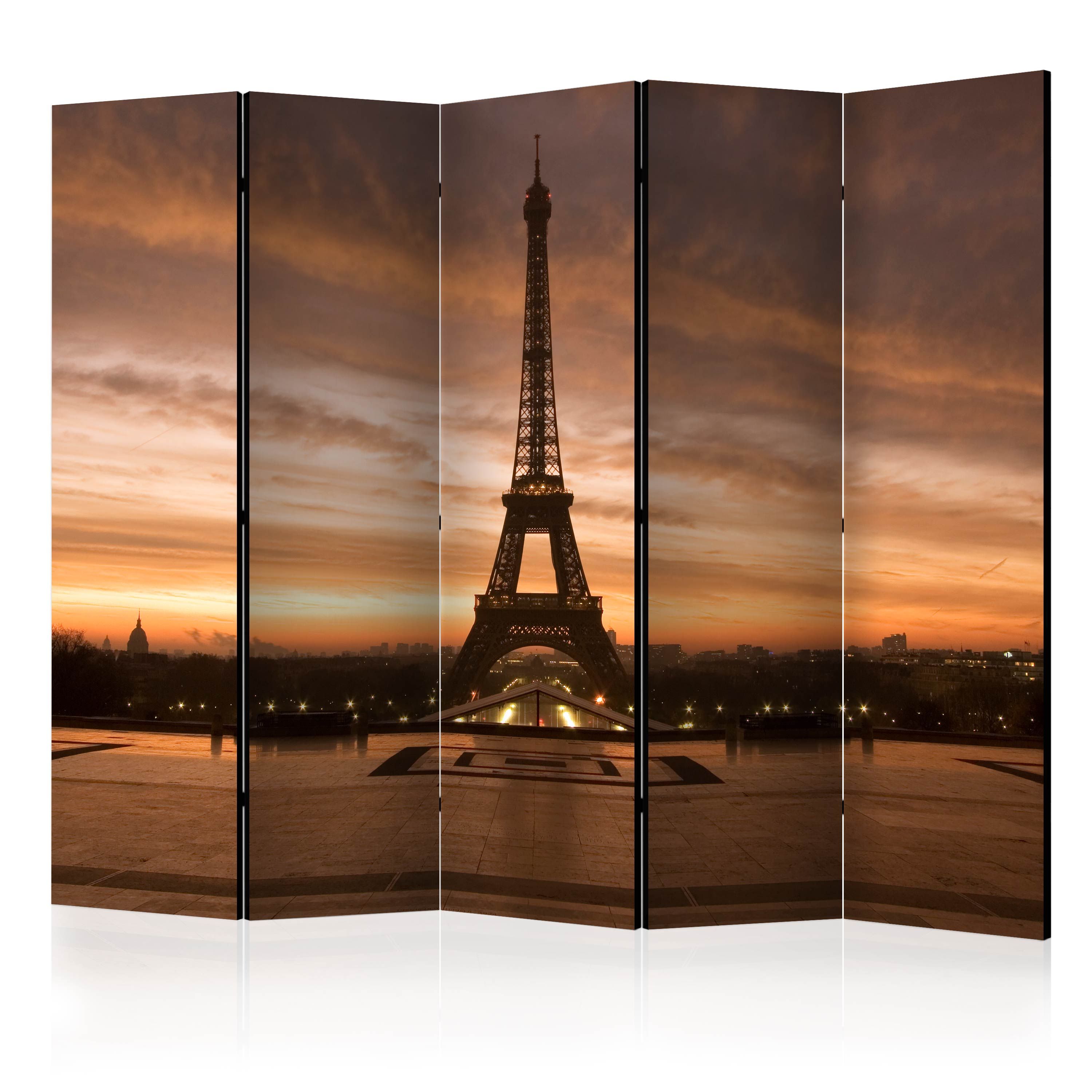 Artgeist Paraván - Evening Colours of Paris II [Room Dividers]