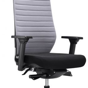 MERCURY kancelárska stolička LaFresca šedočerná