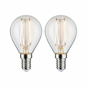 PAULMANN LED kapka Filament E14 230V 2x250lm 2x2,7W 2700K čirá