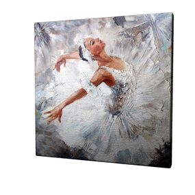 Obraz na plátne White swan KC012 45x45 cm