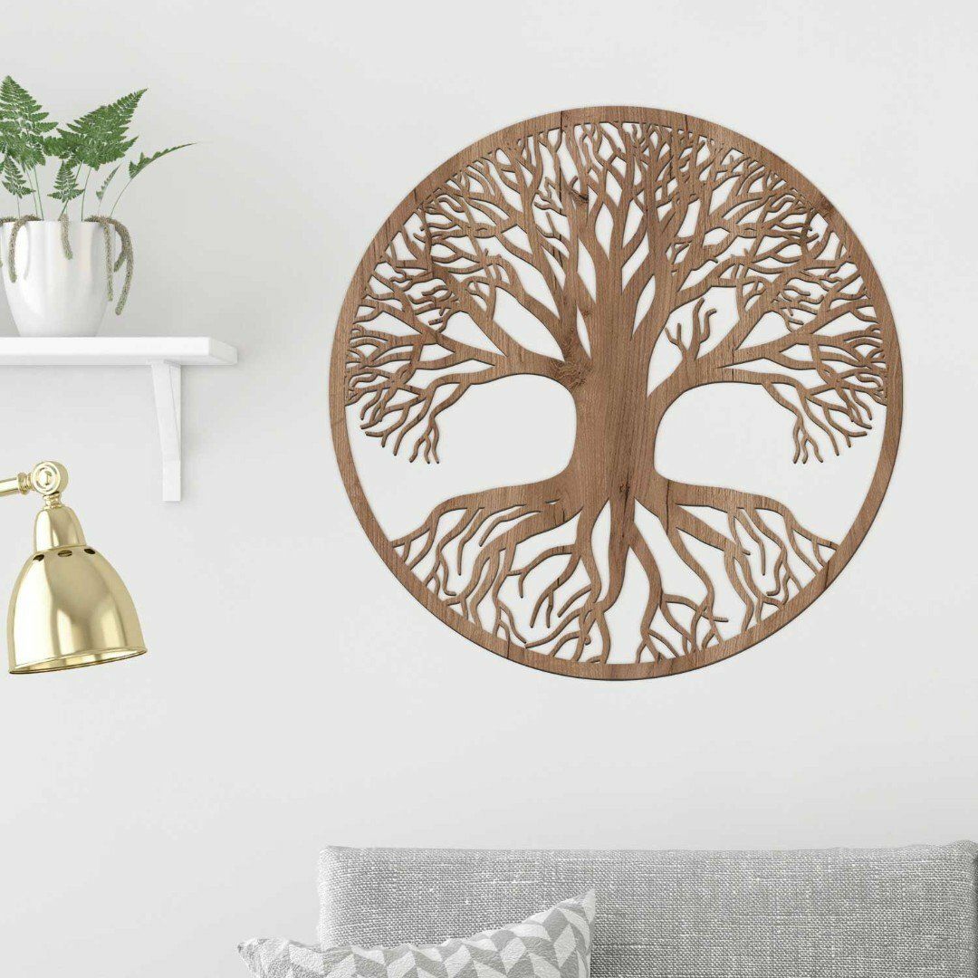 Drevená dekorácia - Strom života Gaius