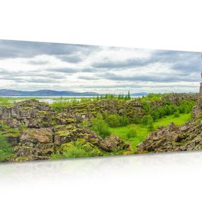 Obraz národný park na Islande - 120x60