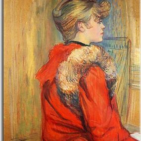 Henri de Toulouse-Lautrec Girl in a fur Obraz zs10262