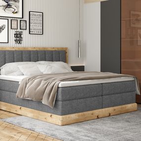 Boxspring posteľ massiv wood ANNA