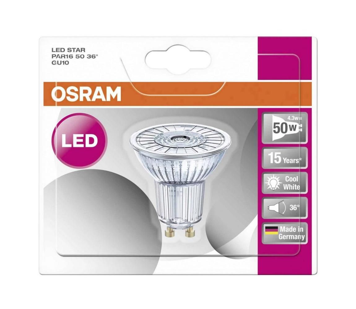 LED Žiarovka STAR GU10/4,3W/230V 4000K - Osram