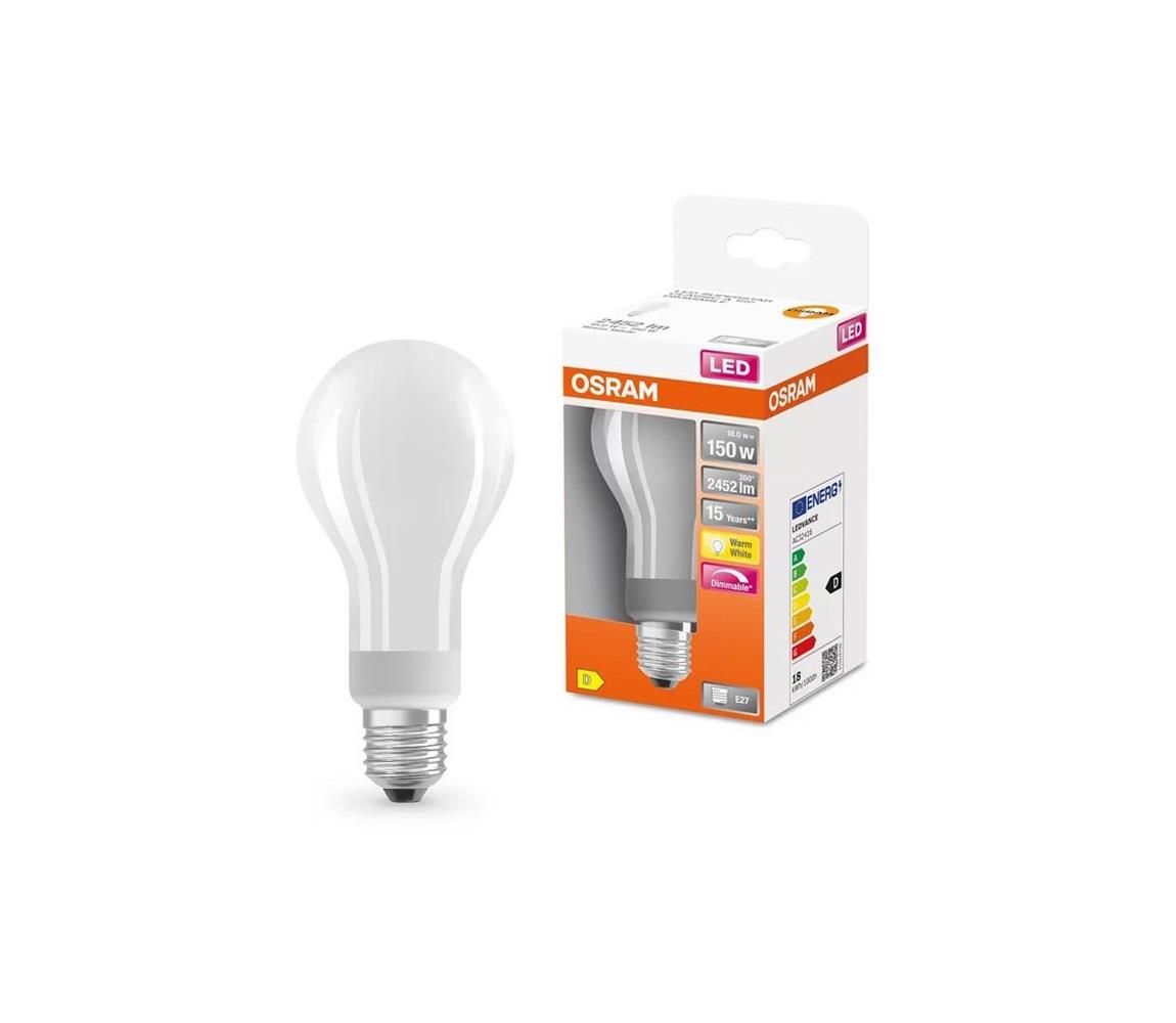 LED Stmievateľná žiarovka E27/18W/230V 2700K - Osram