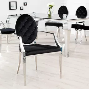 LuxD 18550 Dizajnová stolička Rococo s operadlom