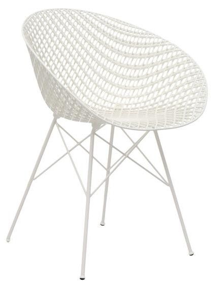 Kartell - Stolička Smatrik Outdoor, biela/biela