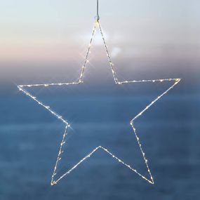 Sirius Dekoračná LED lampa Liva Star, biela, 70 cm