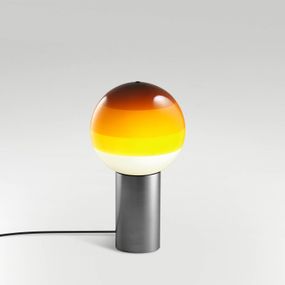 Marset MARSET Dipping Light S stolová lampa jantár/grafit, Obývacia izba / jedáleň, sklo, kov, 8.6W, K: 36cm