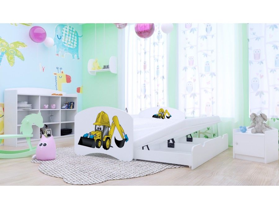 Detská posteľ pre DVA (s výsuvným lôžkom) 180x90 cm - BAGR