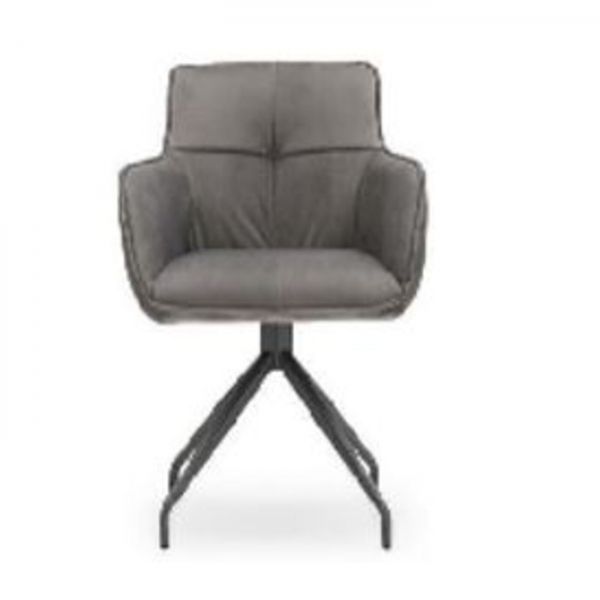 KARE Design Otočná židle Puri - šedá