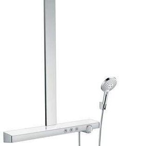 HansGrohe Rainmaker Select - Sprchová súprava Showerpipe 460 2jet, biela/chróm 27028400