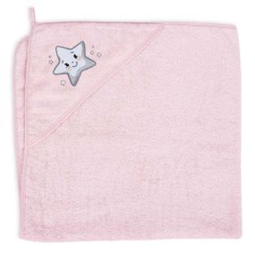 CEBA Osuška s kapucňou Froté 100 x 100 Star Pink W-815-302-631