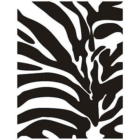 Šablóna na maľovanie - vzor Zebra px168