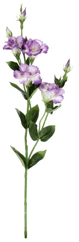 Umelý kvet Eustoma 80 cm, fialová