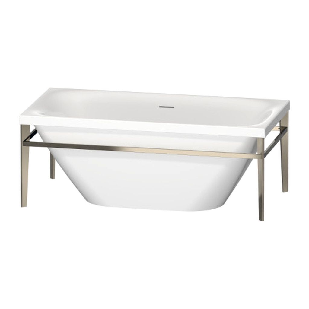 Duravit XViu - Vaňa s kovovým podstavcom, Biela 700444000B10000