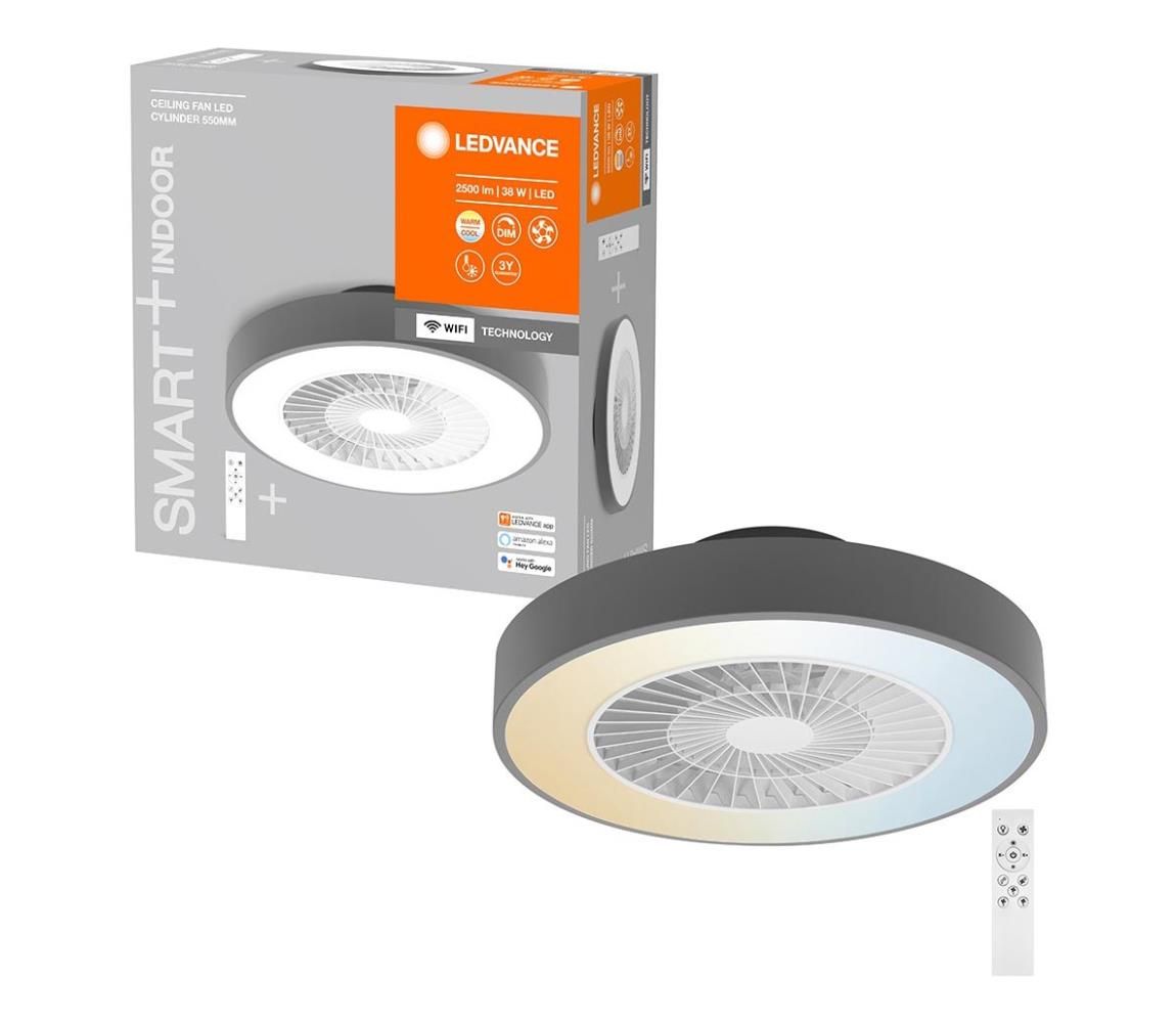 Ledvance -LED Stmievateľné svietidlo s ventilátorom SMART+ LED/38W/230V Wi-Fi + DO