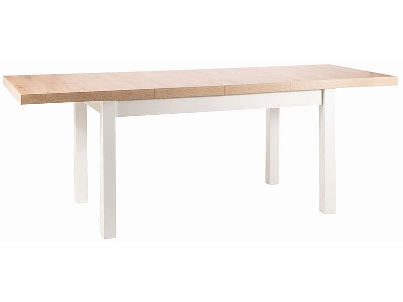 PROVAL jedálenský stôl, dub Artisan / biela 