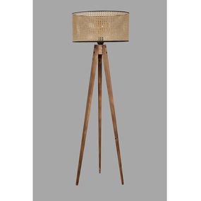 Dizajnová stojanová lampa Tabitha II 153 cm hnedá