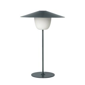 Tmavosivá stredná LED lampa Blomus Ani Lamp