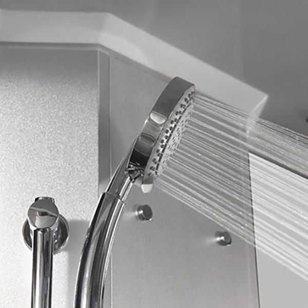 M-SPA - Biely sprchový box s hydromasážou a parnou saunou 120 x 80 x 217 cm