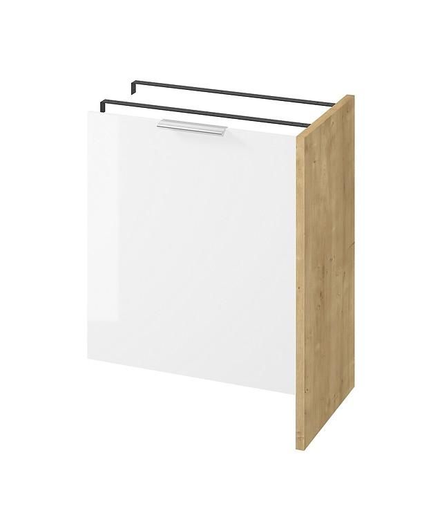 CERSANIT - Vstavaná skrinka na práčku s dverami CITY, dub DSM S584-037-DSM
