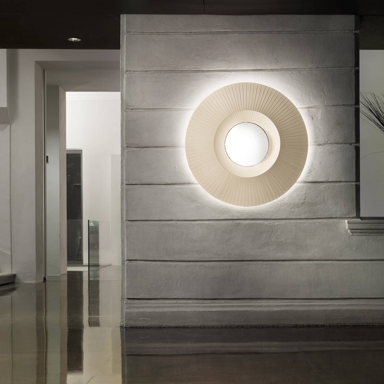 Modo Luce Mood 100 LED svetlo TRIAC slonovinová, Obývacia izba / jedáleň, plisovaná páska, PMMA, 23W