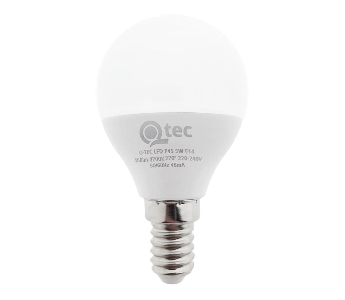 LED Žiarovka Qtec P45 E14/5W/230V 4200K