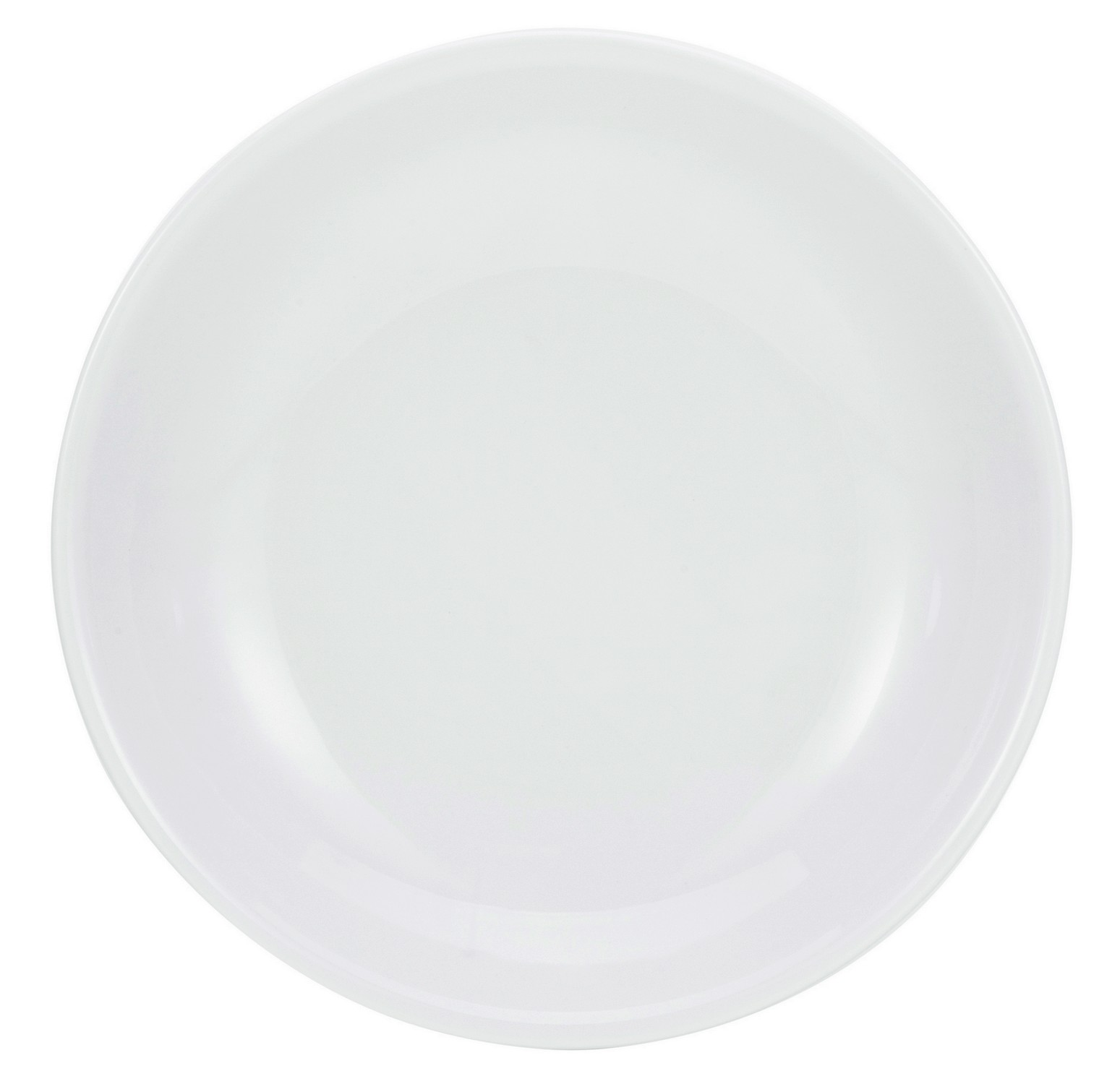 Plytký tanier Bistrot 25 cm, biely