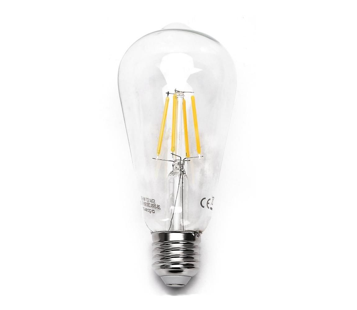 LED Žiarovka FILAMENT ST64 E27/6W/230V 2700K - Aigostar