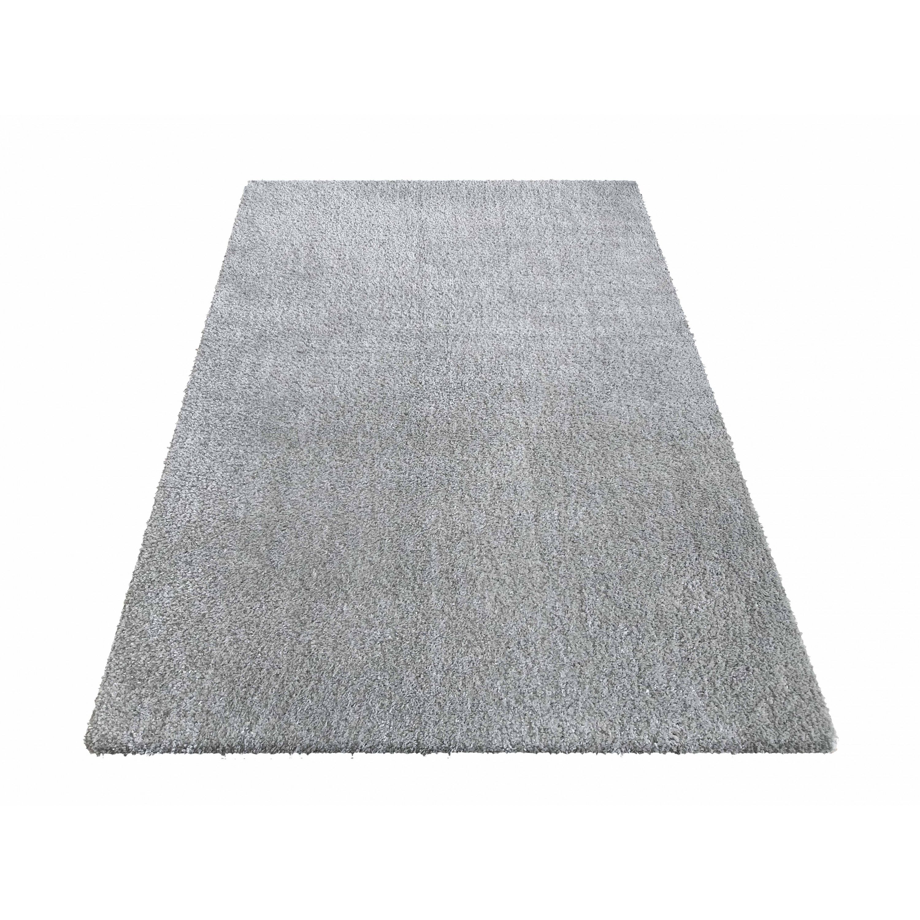 DomTextilu Moderný huňatý koberec v šedej farbe 64408-238410