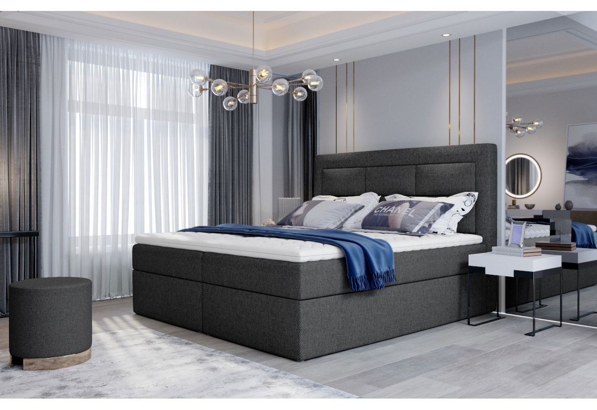 Expedo Čalúnená posteľ boxspring SAVOY, 140x200, inari 96