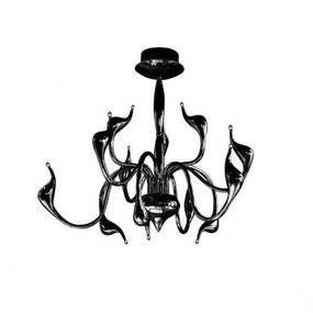 Závěsné svítidlo AZzardo Snake pendant black AZ1017 G4 12x20W 12V IP20 75cm černé