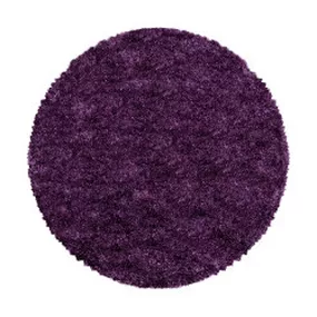Ayyildiz koberce Kusový koberec Fluffy Shaggy 3500 lila kruh - 80x80 (priemer) kruh cm