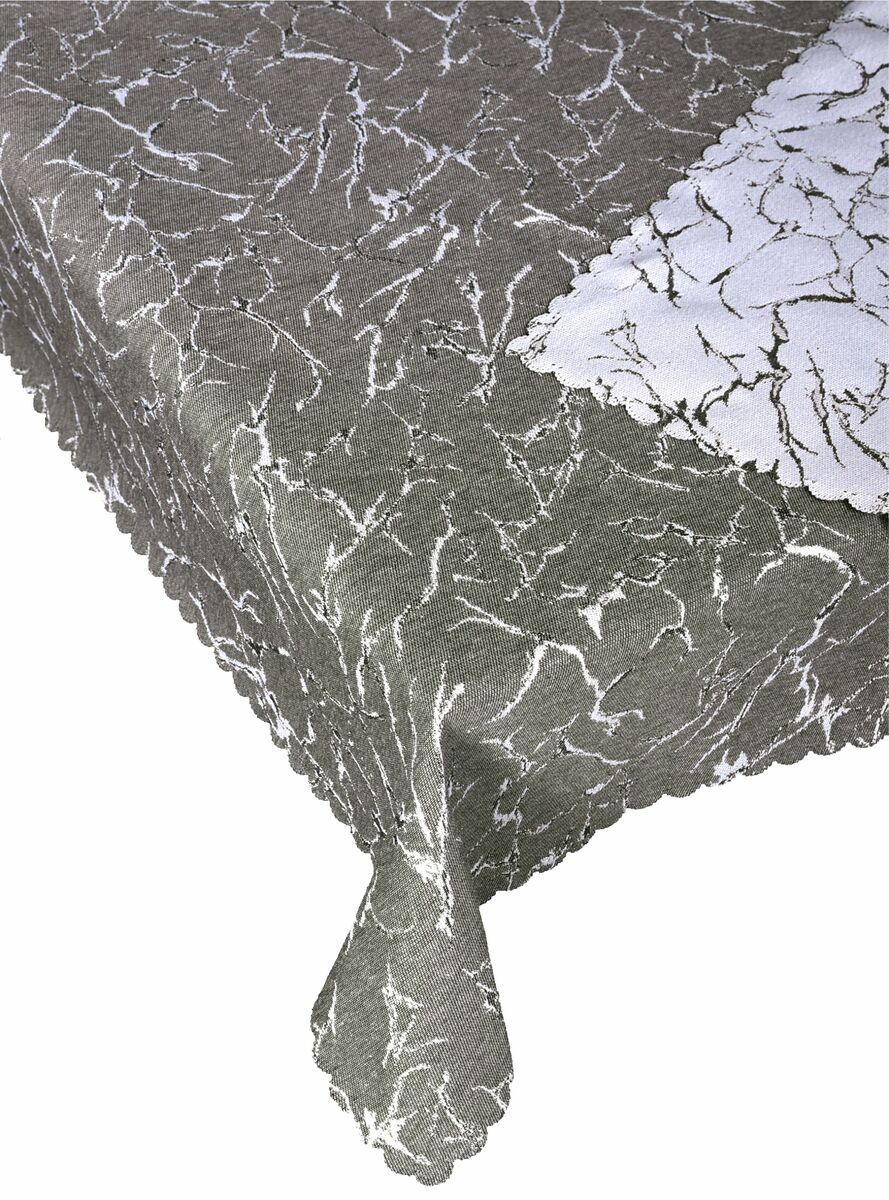 Obrus gobelinový, Night, tamavo šedý 120 x 155 cm