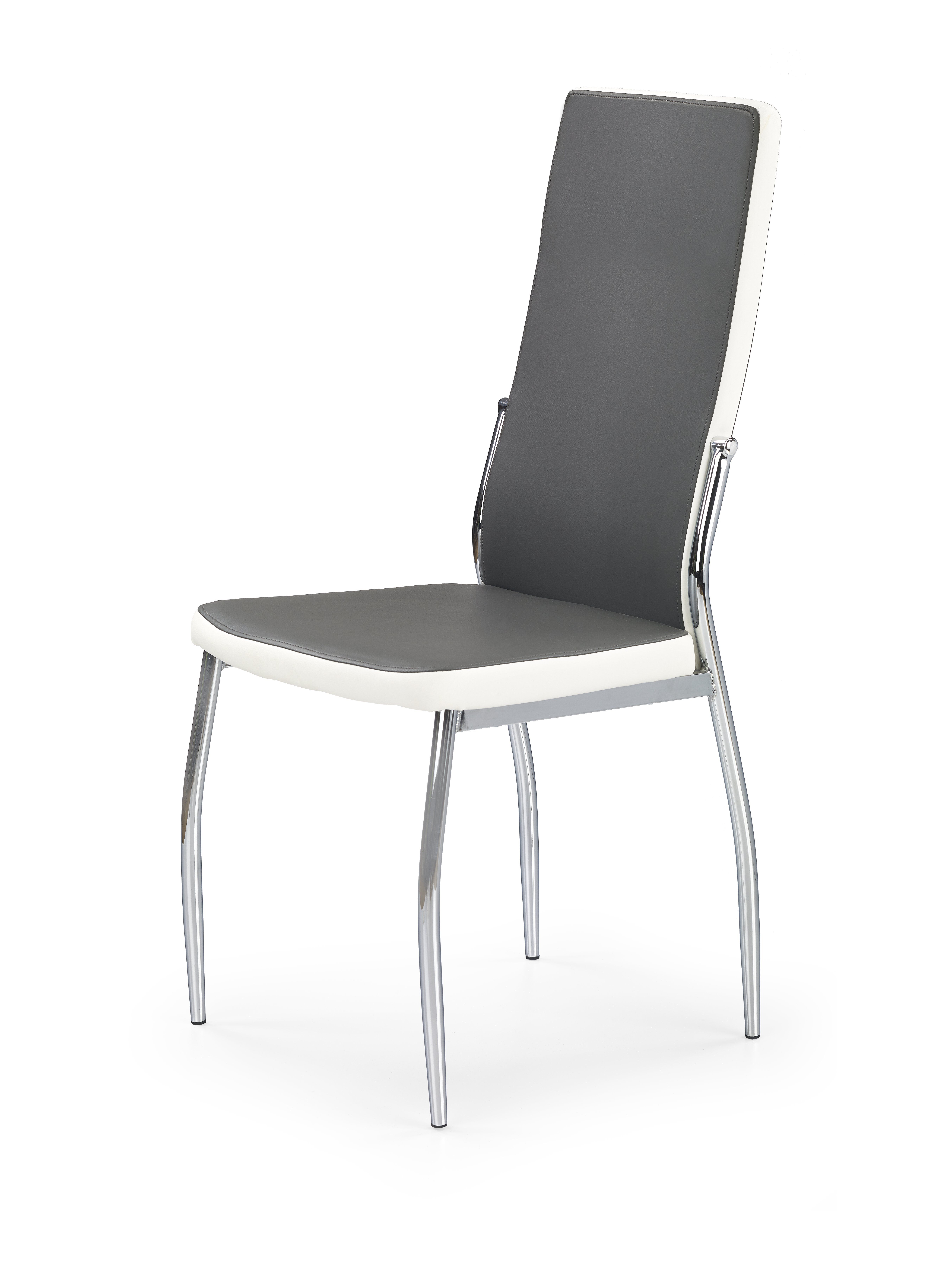Jedálenská stolička K210 (sivá + biela)