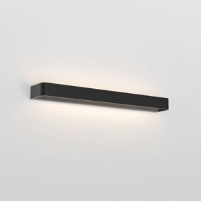 Rotaliana Frame W3 nástenné svetlo 3 000 K čierna, Obývacia izba / jedáleň, lisovaný hliník, 45W, L: 60.5 cm, K: 4.8cm