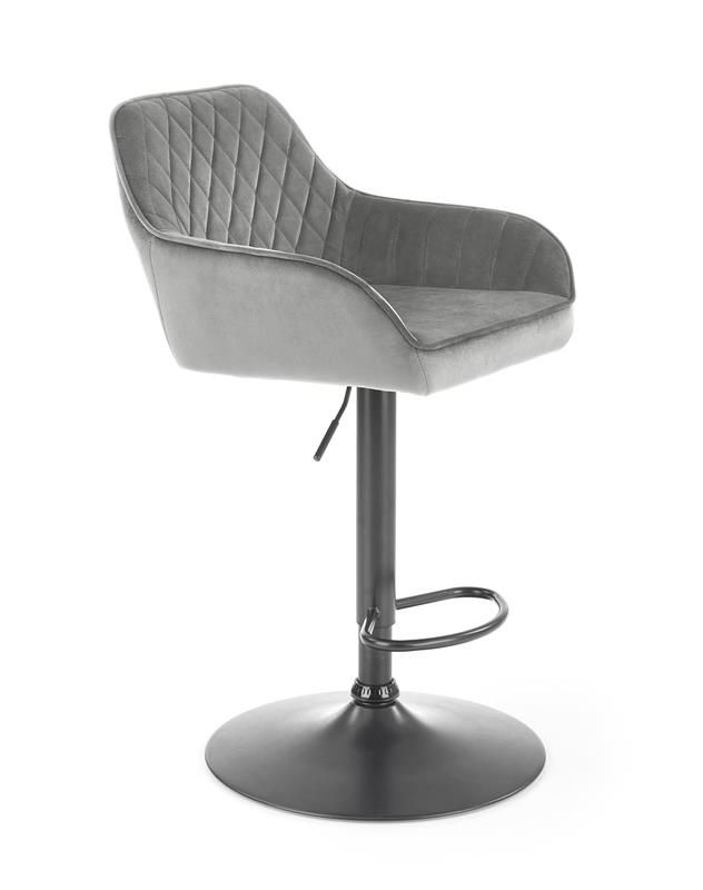 Halmar H103 barová stolička šedá