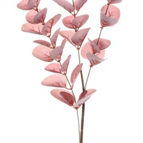 Umelá kvetina Eukalyptus vetva, bordová
